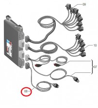 Cablu prelungitor B300S RCU 10 M